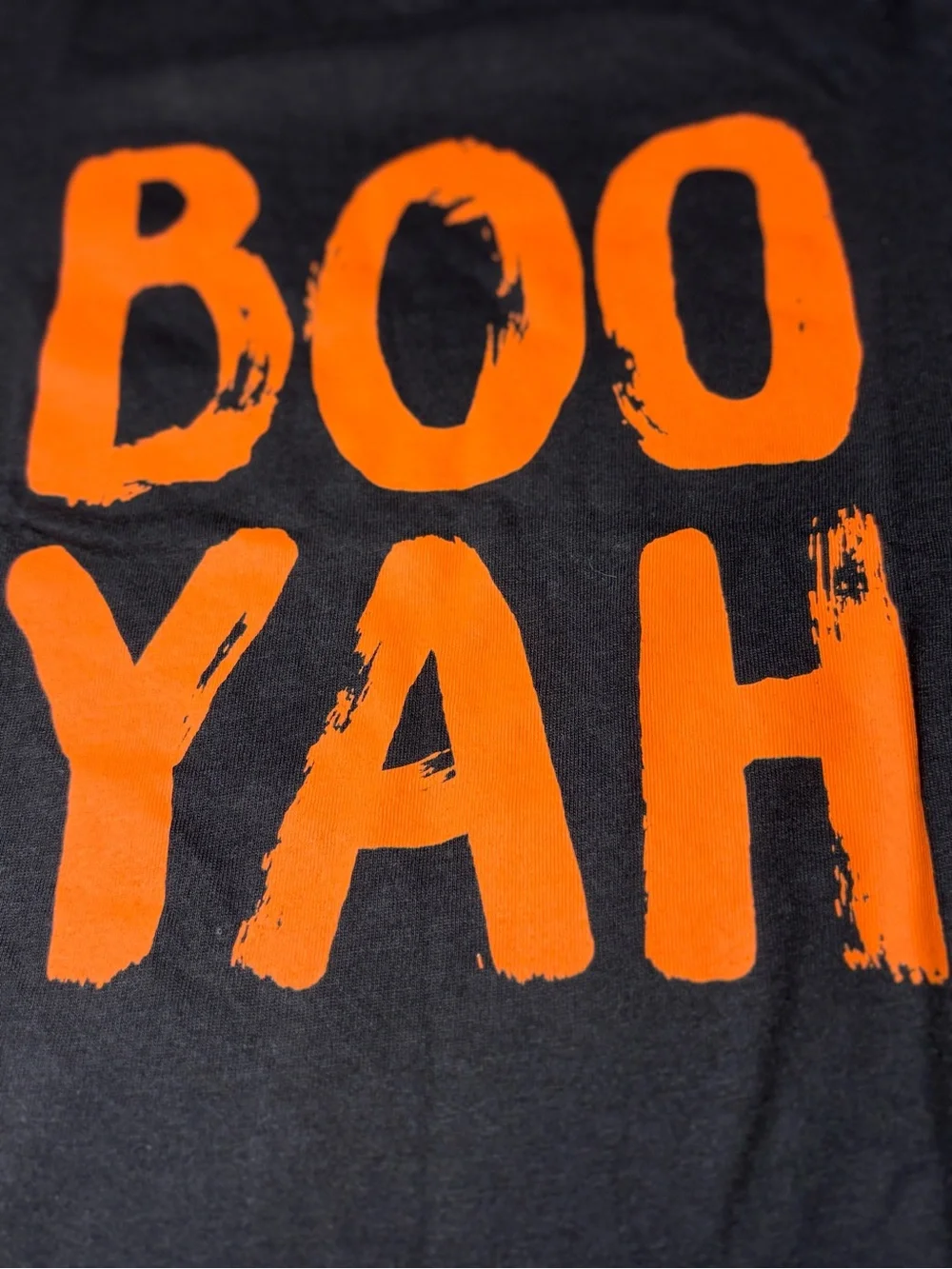 Children’s Place 3T Black 'Boo Yah' Graphic Tee